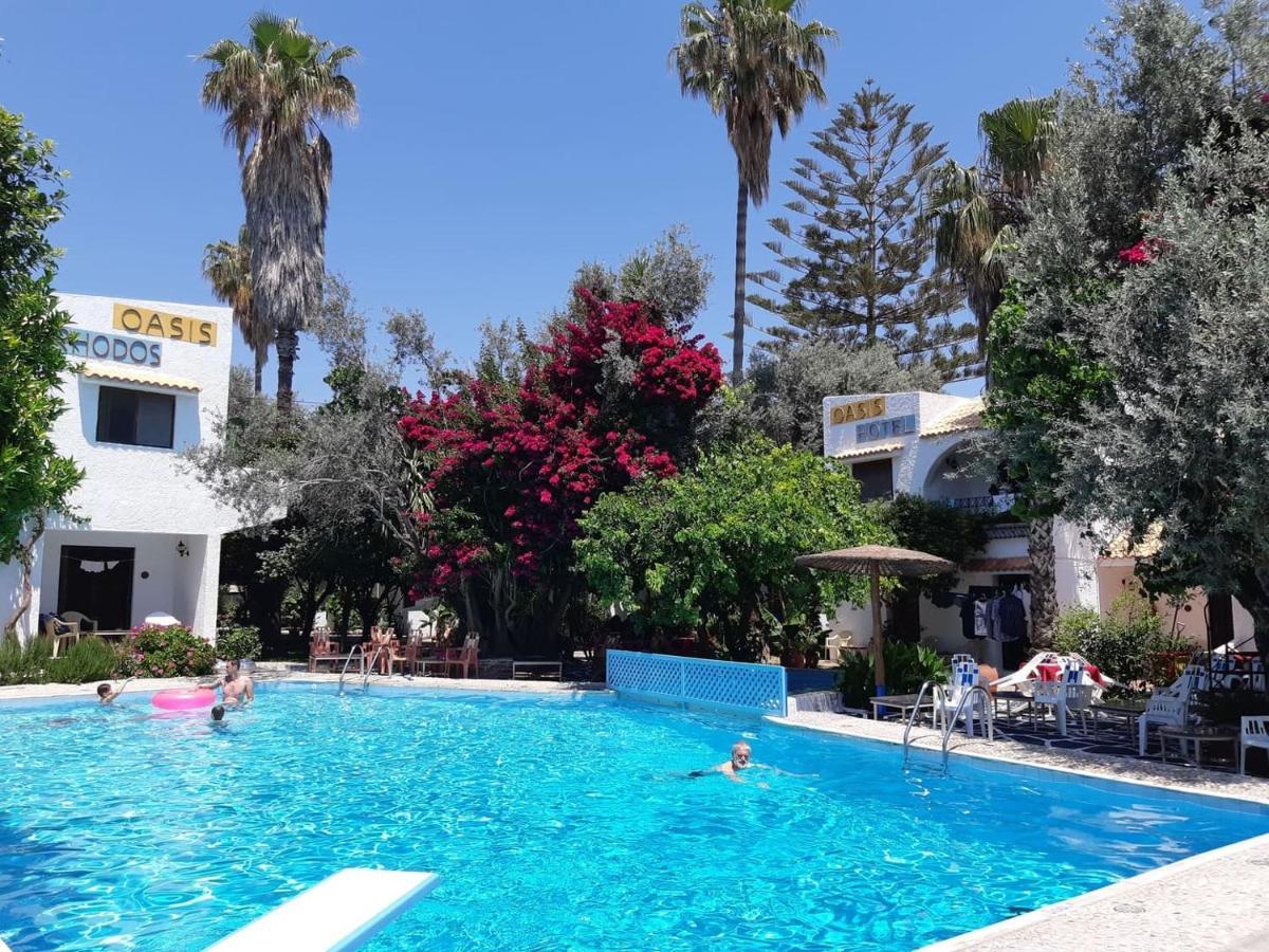Oasis Hotel Bungalows Rhodes Afando Esterno foto