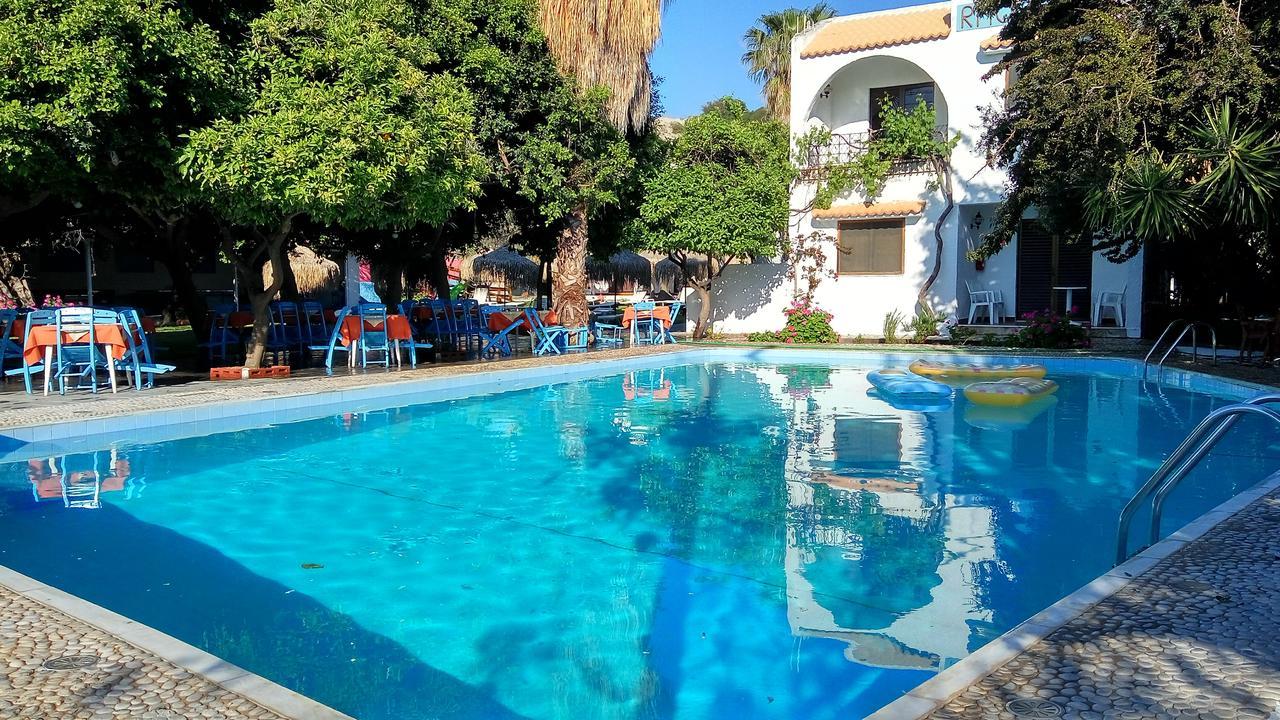 Oasis Hotel Bungalows Rhodes Afando Esterno foto